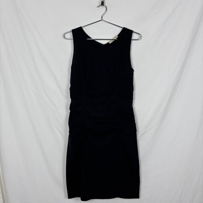 FW06 Prada Pleated Waist Sleeveless Wool Dress