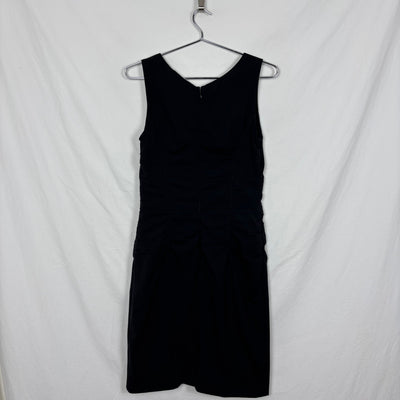 FW06 Prada Pleated Waist Sleeveless Wool Dress
