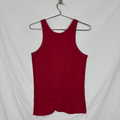 Shellac Asymmetric Distressed Tank Top
