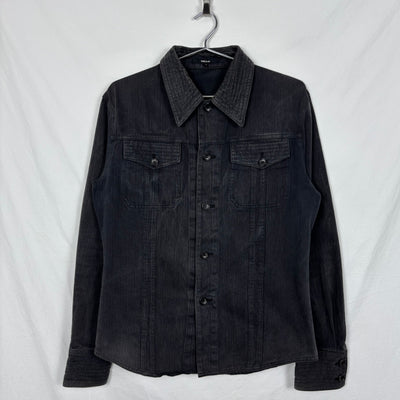 Shellac Faded Denim Button Up Shirt