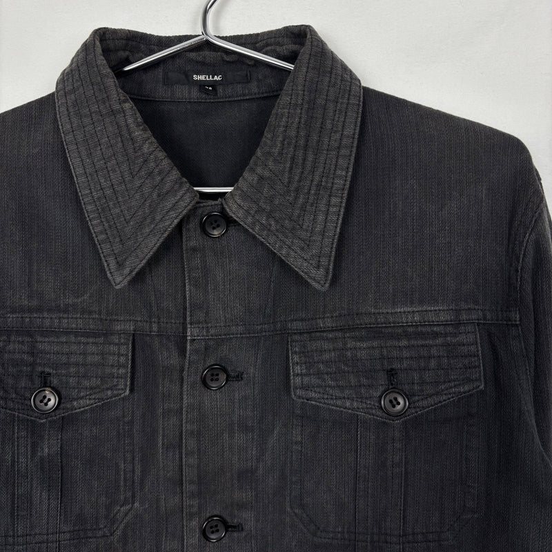 Shellac Faded Denim Button Up Shirt