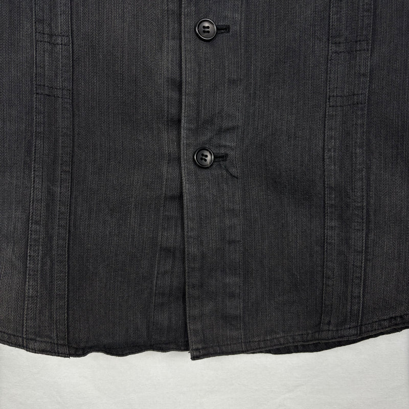 Shellac Faded Denim Button Up Shirt