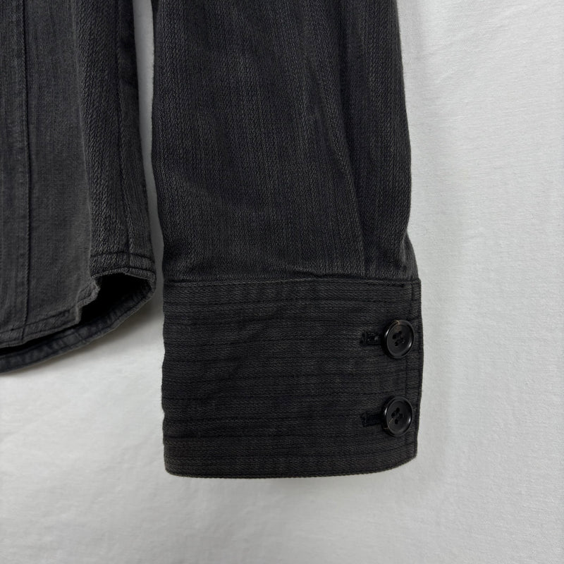 Shellac Faded Denim Button Up Shirt