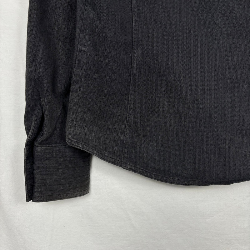 Shellac Faded Denim Button Up Shirt