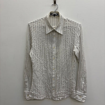 5351 Pour Les Hommes Striped Seersucker Dress Shirt