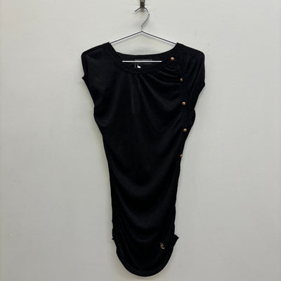 00s Alexander McQueen Asymmetric Button Up Dress
