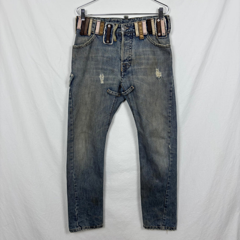 Dsquared2 Belt Loop Lightwash Jeans