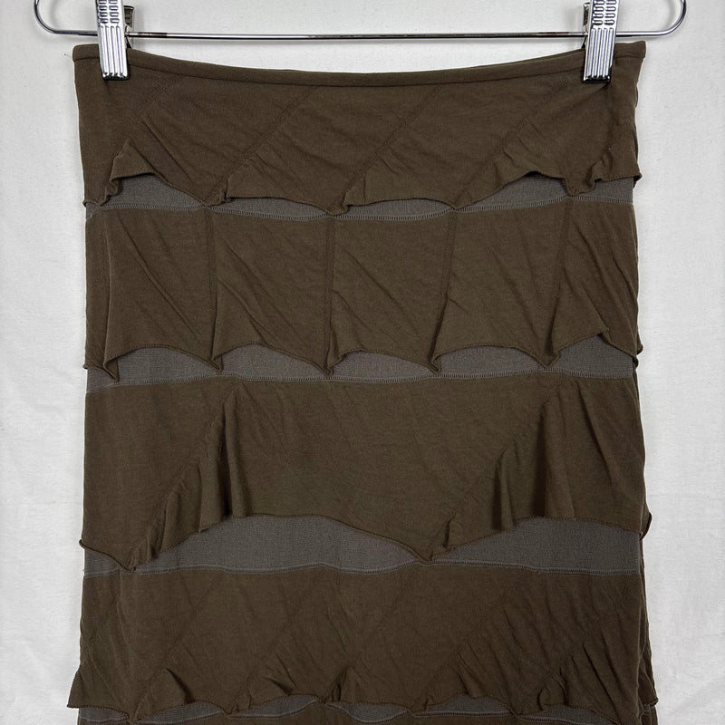 Ritsuko Shirahama Layered Ruffle Maxi Skirt