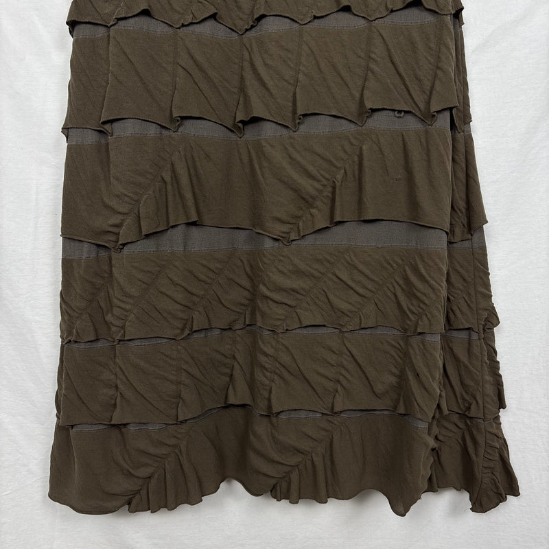 Ritsuko Shirahama Layered Ruffle Maxi Skirt