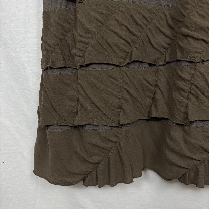Ritsuko Shirahama Layered Ruffle Maxi Skirt