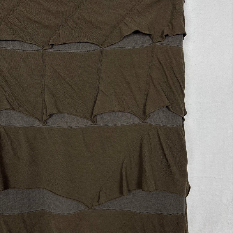 Ritsuko Shirahama Layered Ruffle Maxi Skirt