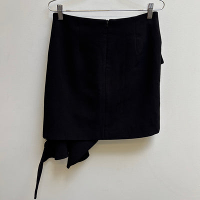 Roberto Cavalli Zipper Ruffle Pencil Skirt