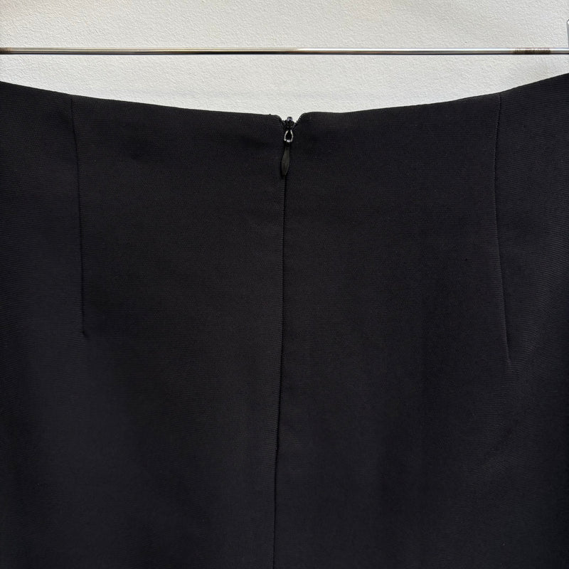 Roberto Cavalli Zipper Ruffle Pencil Skirt