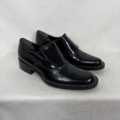 Prada Patent Leather Monk Strap Shoes