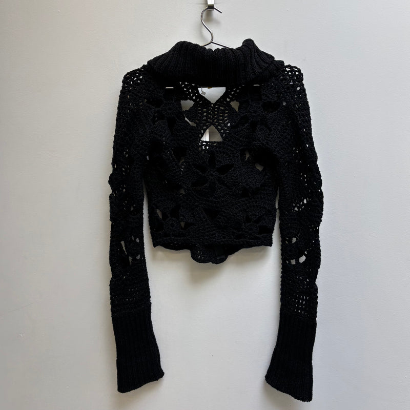 Catherine Malandrino Crochet Cardigan