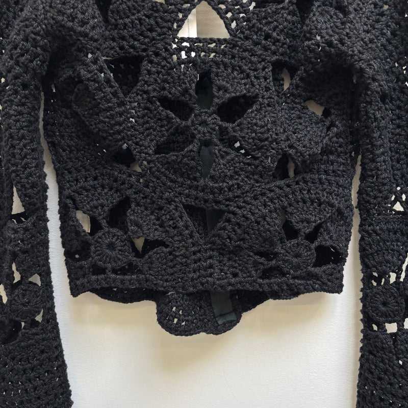 Catherine Malandrino Crochet Cardigan