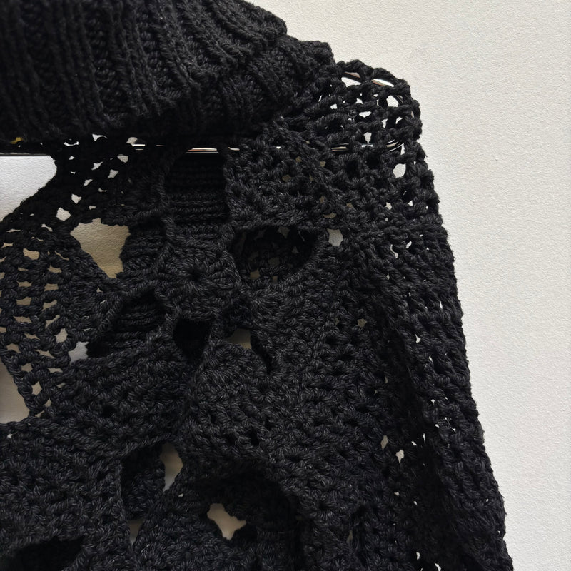 Catherine Malandrino Crochet Cardigan