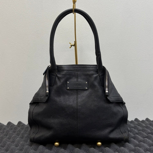 Alexander McQueen De Manta Leather Tote Bag