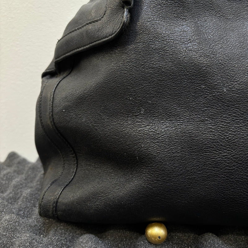 Alexander McQueen De Manta Leather Tote Bag