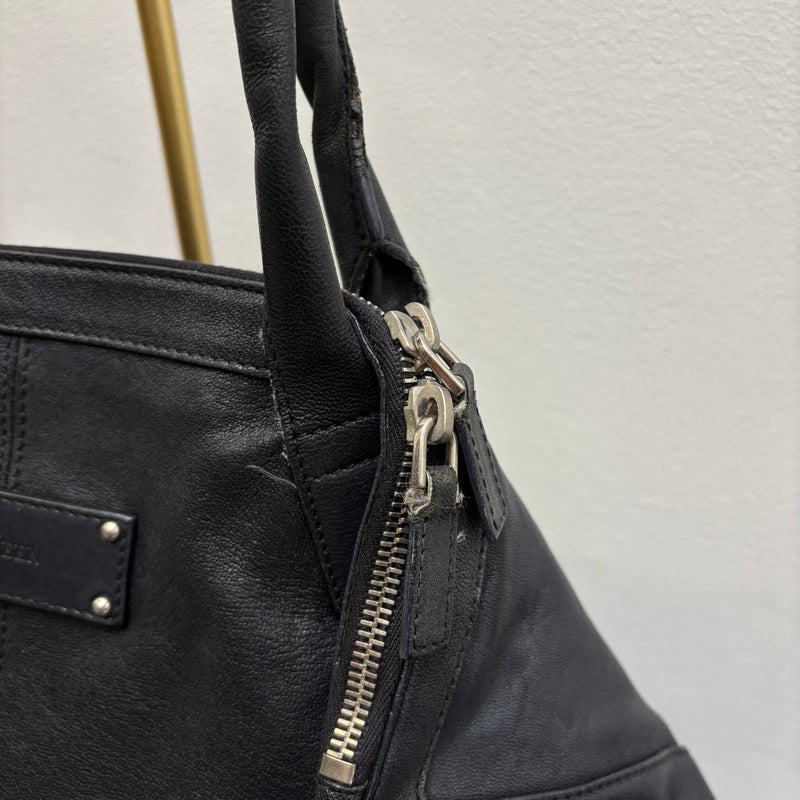 Alexander McQueen De Manta Leather Tote Bag