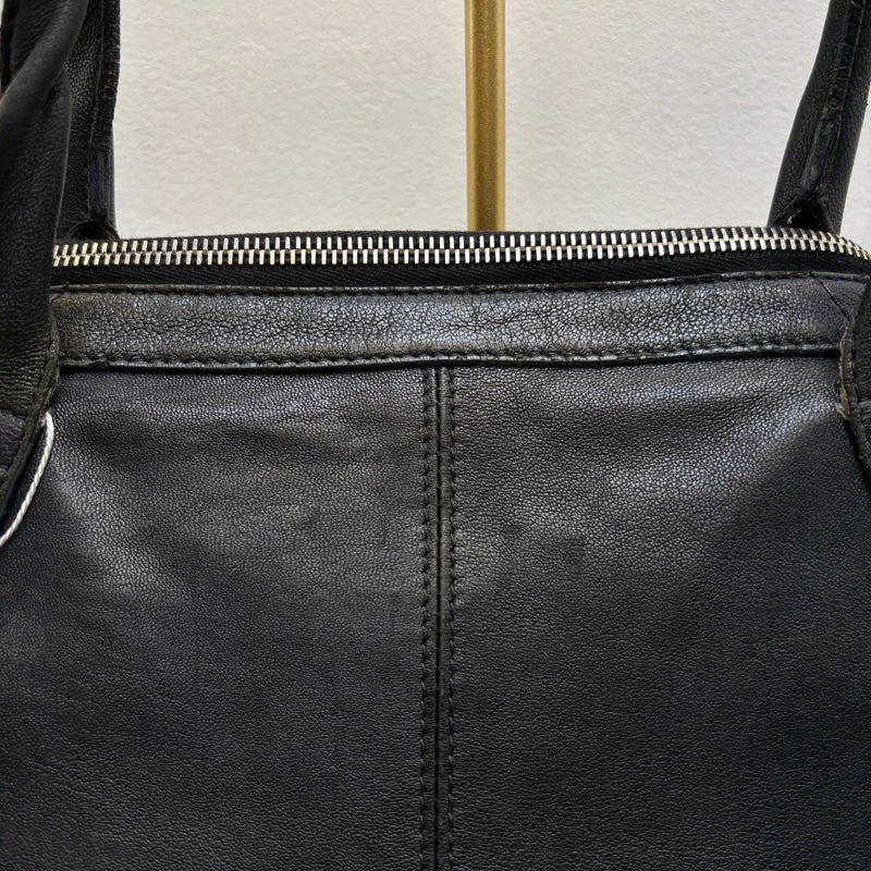 Alexander McQueen De Manta Leather Tote Bag