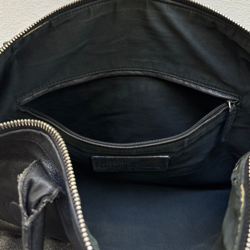 Alexander McQueen De Manta Leather Tote Bag