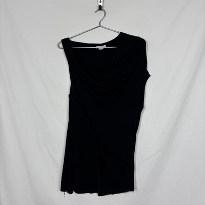 Helmut Lang Asymmetric Draped Sleeveless Top