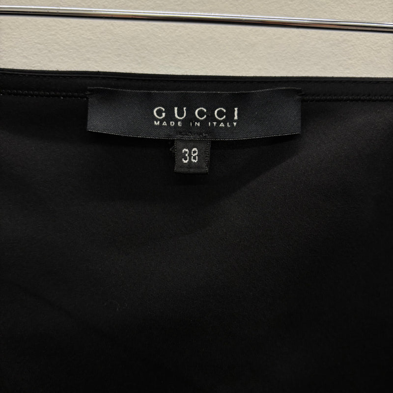 SS03 Gucci by Tom Ford Pointed Asymmetric Skirt