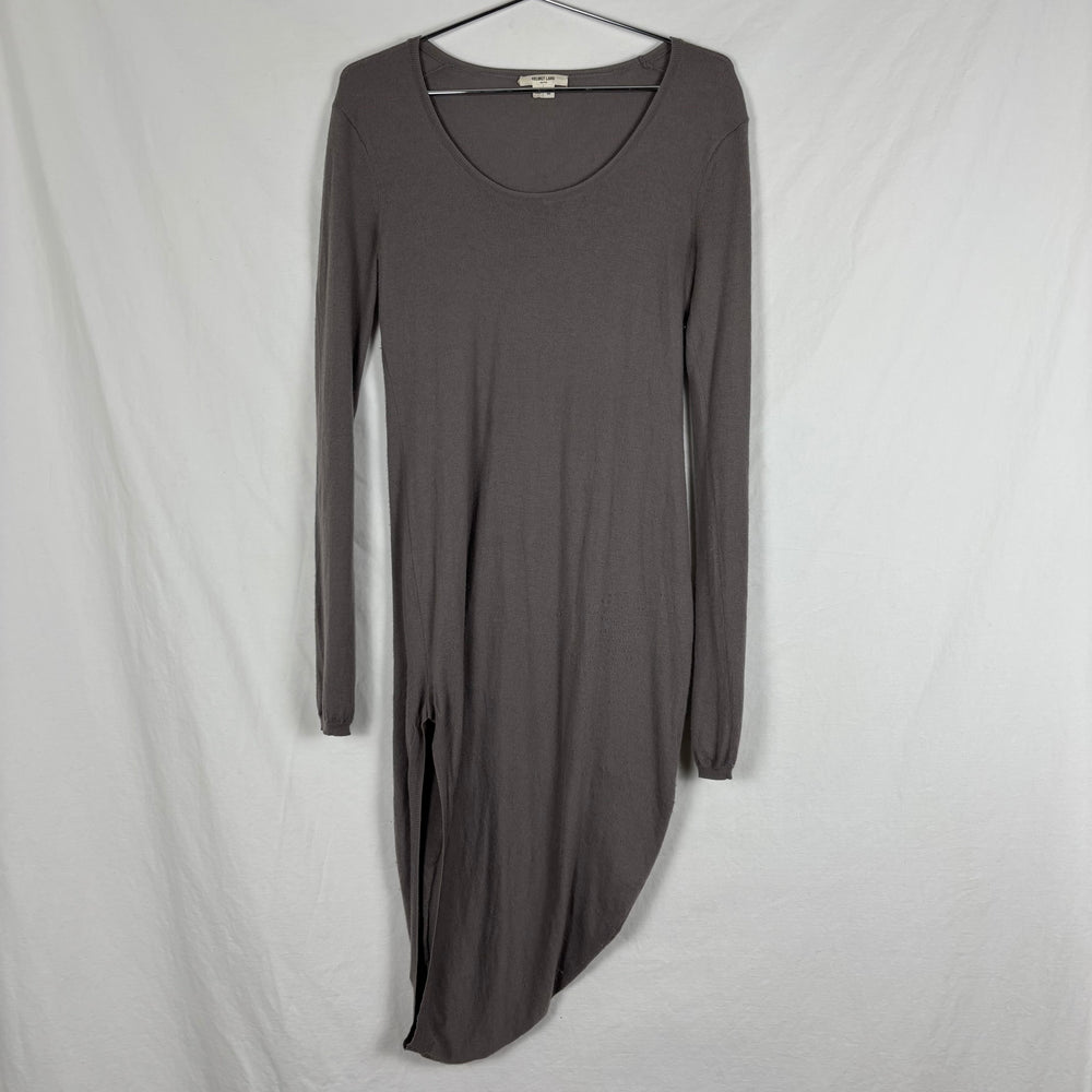 Helmut Lang Asymmetric Cashmere Dress