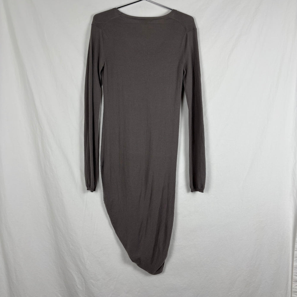 Helmut Lang Asymmetric Cashmere Dress