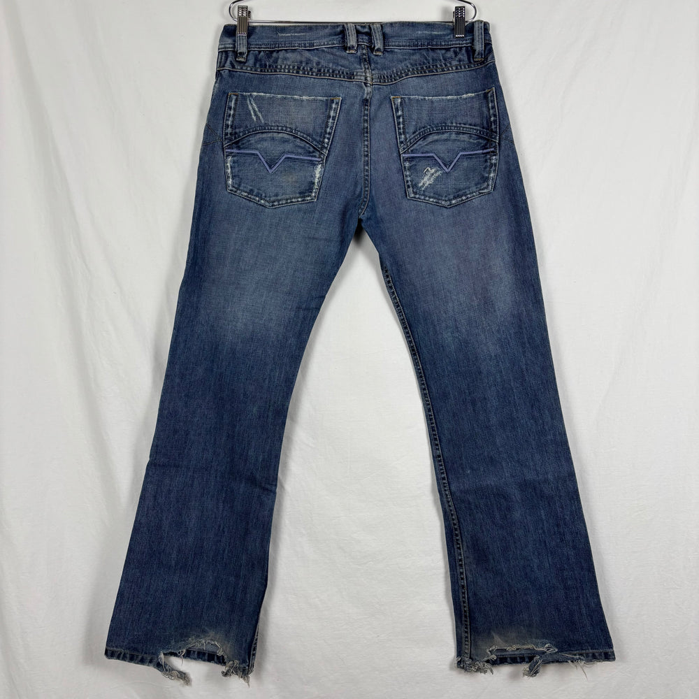 00s Diesel Stitch Design Bootcut Jeans