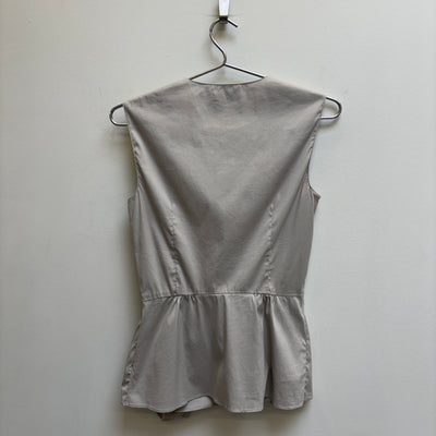 SS11 Prada Side Synched V-Neck Shirt