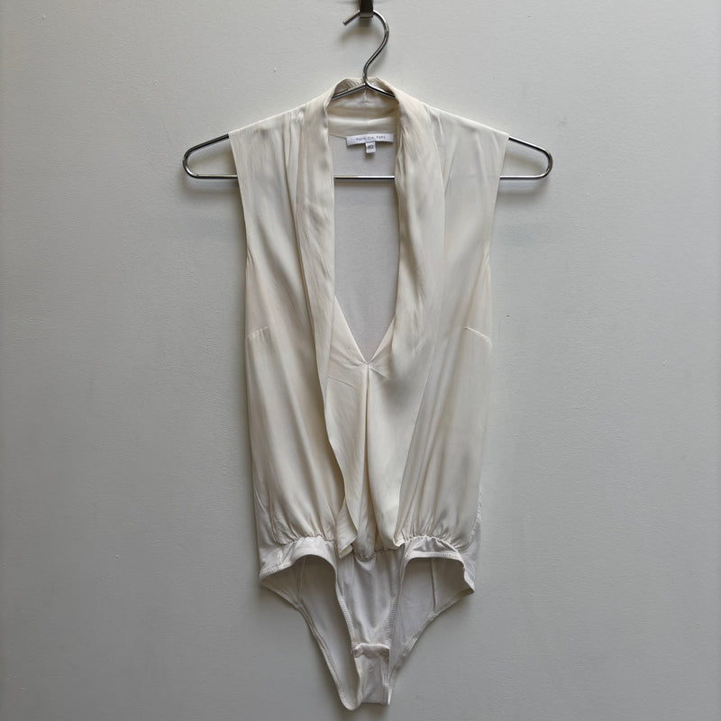 00s PATRIZIA PEPE LAPELLED BODYSUIT