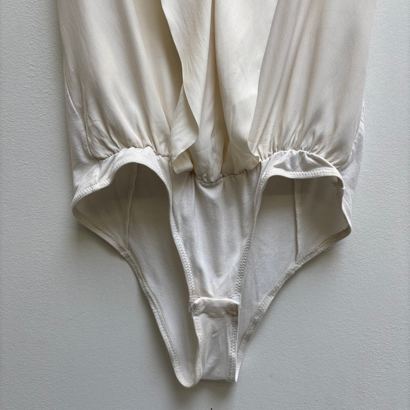 00s PATRIZIA PEPE LAPELLED BODYSUIT