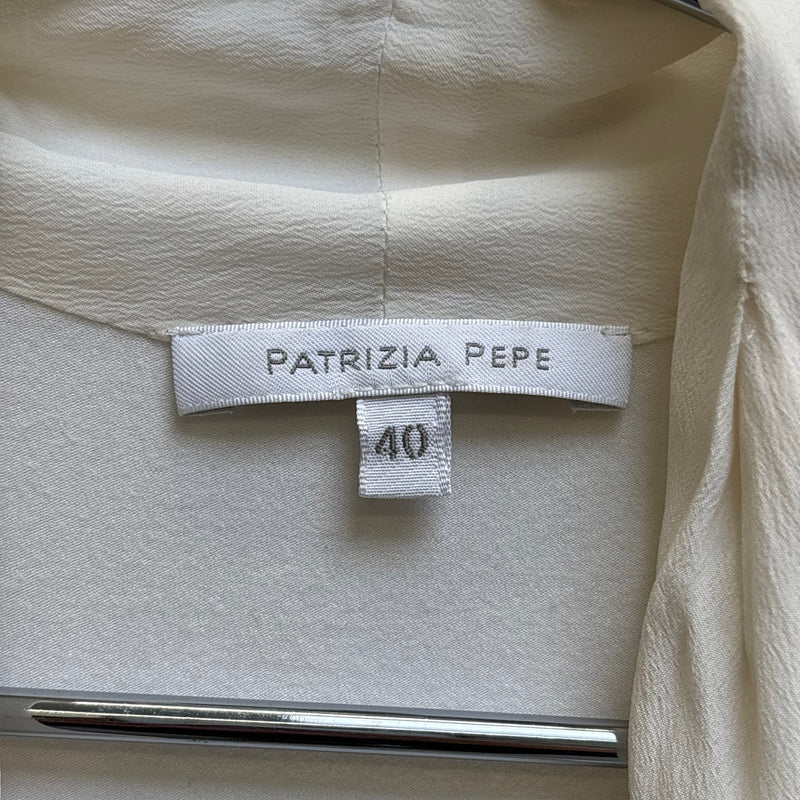 00s PATRIZIA PEPE LAPELLED BODYSUIT