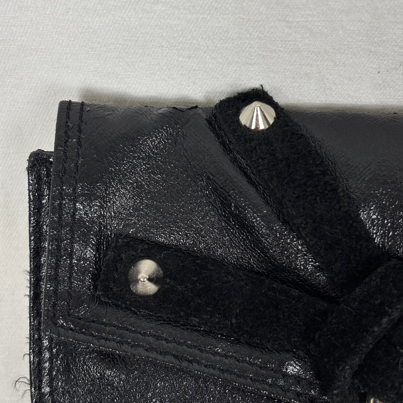 00s Diesel Studded Leather Wrist Bag