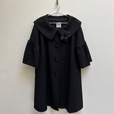 MOSCHINO BOW DETAIL PEACOAT