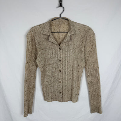 Issey Miyake Pleats Please Granite Print Blouson