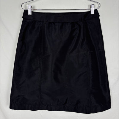 00s Prada Nylon Belted Zipper Skirt
