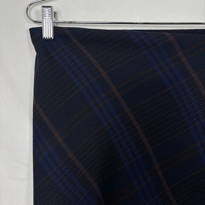 00s Yohji Yamamoto Y's Wool Plaid Wrap Maxi Skirt