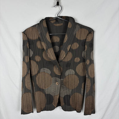 00s Issey Miyake Fete Dot Pleated Blazer