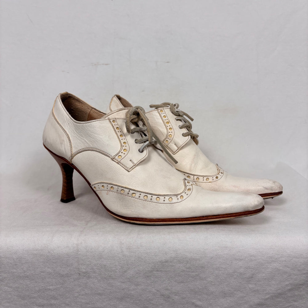 00s Kyoji Maruyama Oxford Kitten Heel