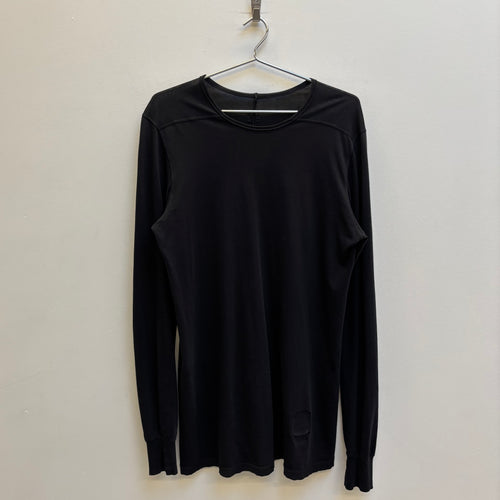 Rick Owens DRKSHDW Cotton Black Long Sleeve