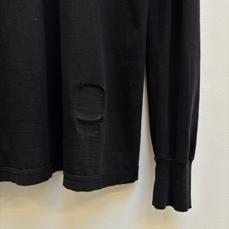 Rick Owens DRKSHDW Cotton Black Long Sleeve