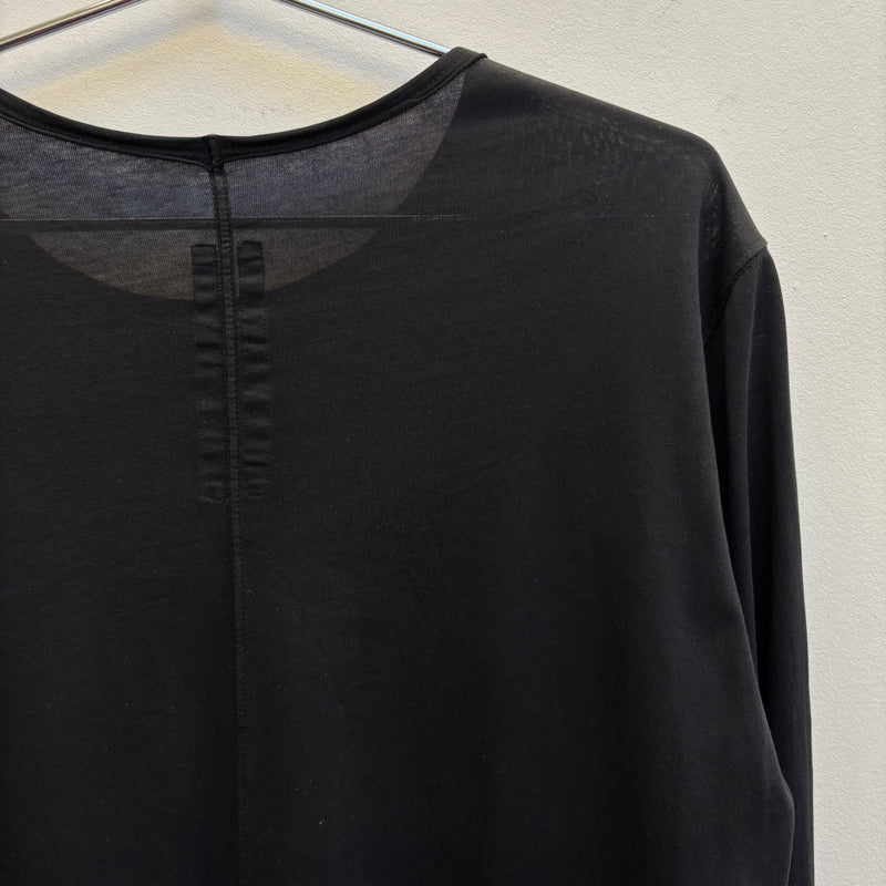 Rick Owens DRKSHDW Cotton Black Long Sleeve