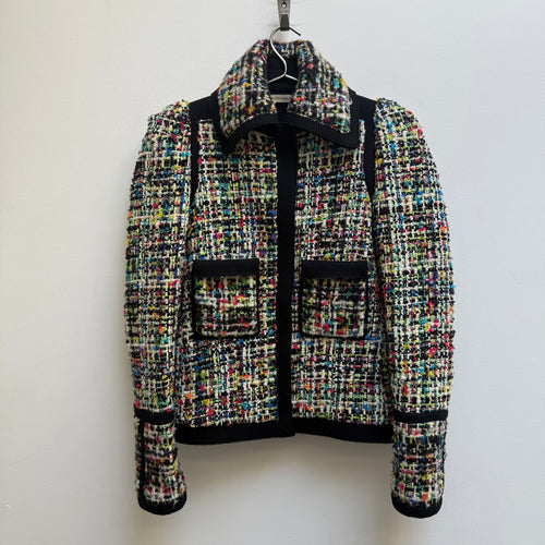 FW07 Balenciaga by Nicolas Ghesquiere Heavy Tweed Jacket