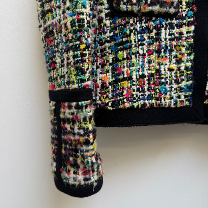 FW07 Balenciaga by Nicolas Ghesquiere Heavy Tweed Jacket