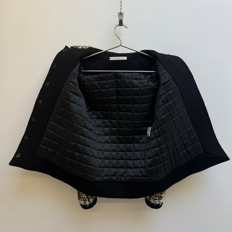 FW07 Balenciaga by Nicolas Ghesquiere Heavy Tweed Jacket