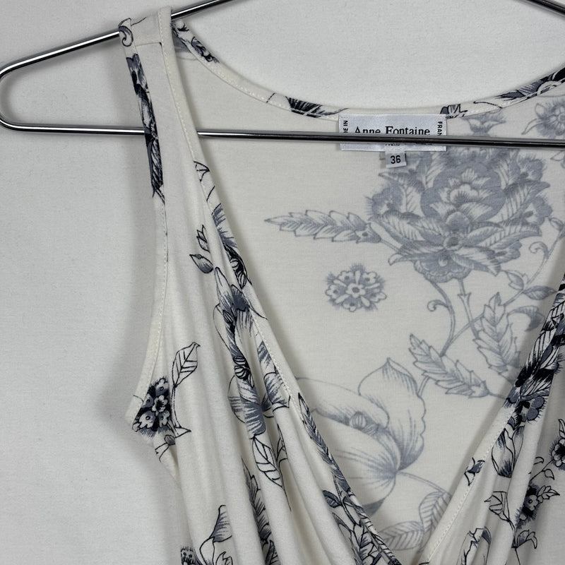 Anne Fontaine Synched Floral Tank Top