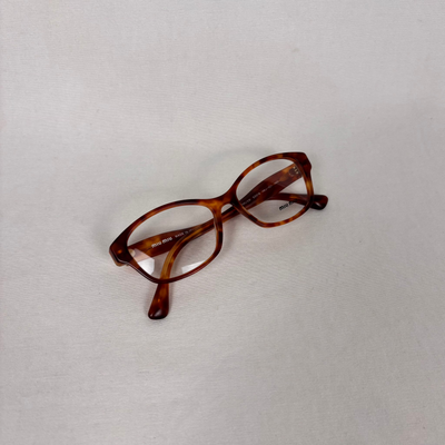 Miu Miu Amber Tortoise Shell Glasses